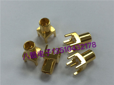MCX-KE(偏脚) 印制电路板连接器MCX母座焊PCB板座子MCX母座75欧姆