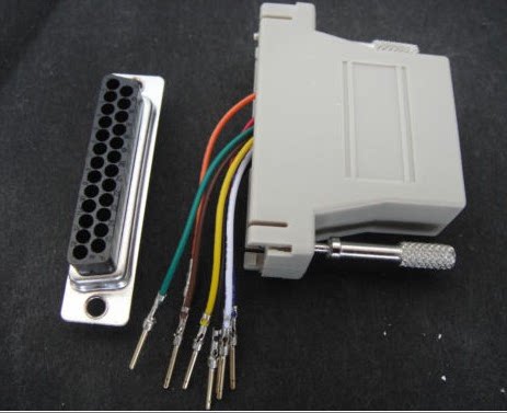 DB25公转RJ45母座DB25母转RJ45DB25公母转网络水晶头母座拍下备注
