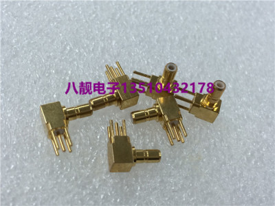 SSMB-JWE(50欧姆) SSMB弯座 SSMB射频连接器 印制板插座 天线座