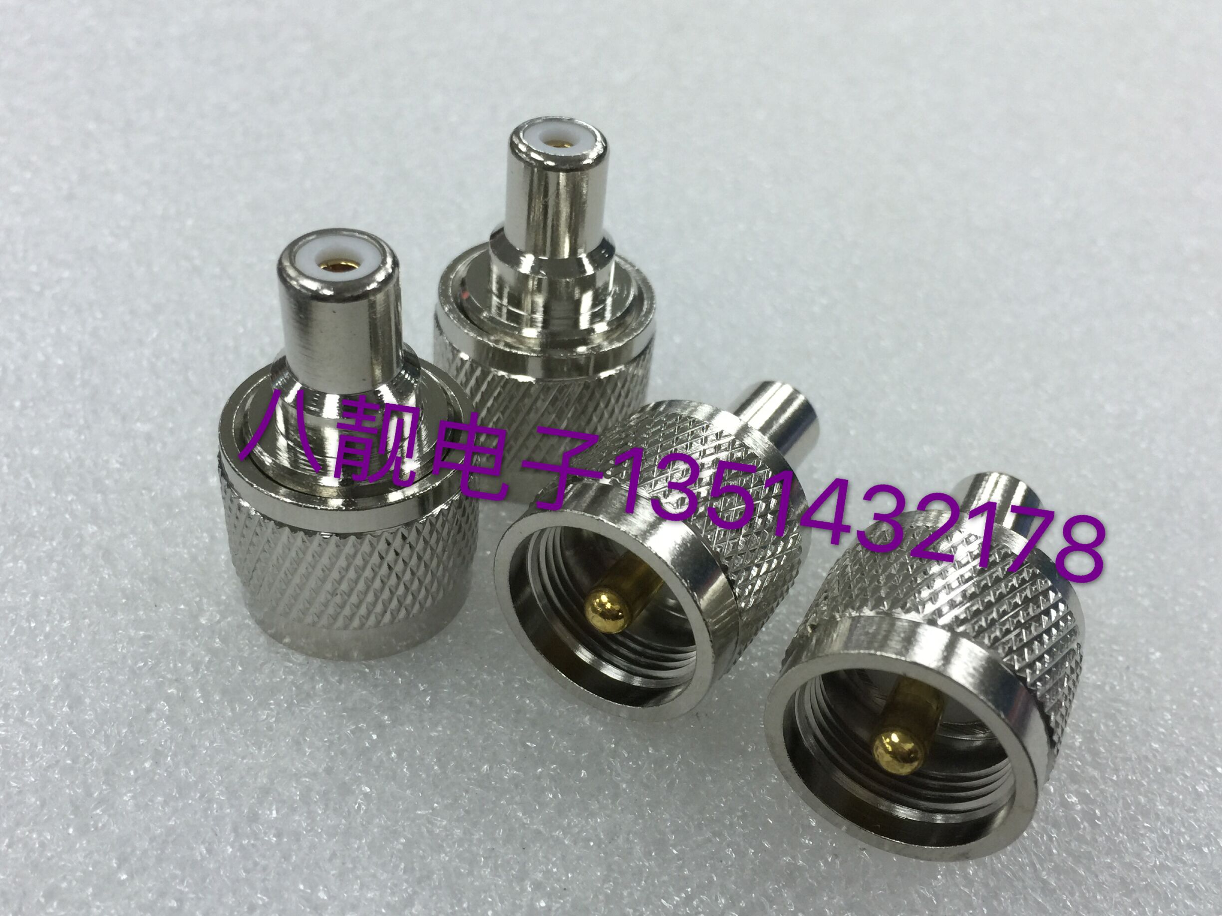 SL16-J转RCA-K 射频转接头 SL16公头转RCA母头 UHF/RCA-JK 全铜