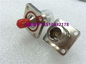 加强SMA母头转N型母头转接头带25*25mm法兰方板防水圈 N/SMA-KKF