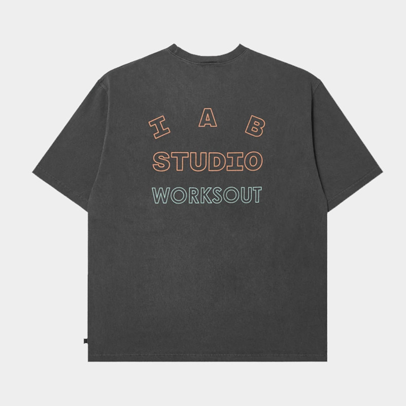 25 IAB STUDIO T-Shirt 纯棉复古水系男女款圆领上衣潮牌短袖T恤