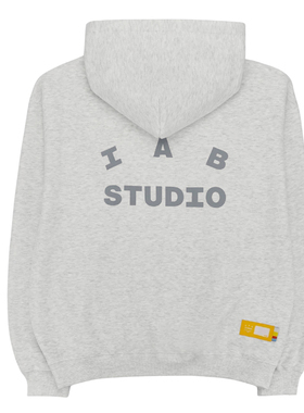 10th十周年IAB STUDIO Hoodie加绒秋冬男女同款连帽衫潮韩牌卫衣
