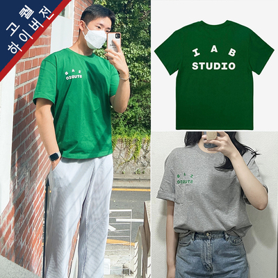 IAB STUDIO潮牌韩国工作室男女同款夏季短袖T恤纯棉上衣