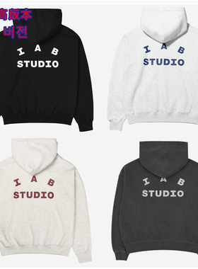 IAB STUDIO Hoodie潮牌男女款抓绒连帽衫上衣情侣卫衣外套