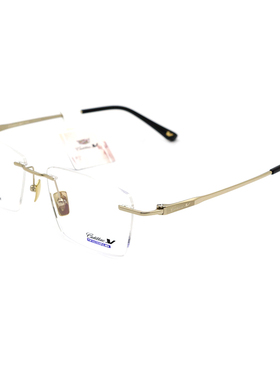 真品Cadillac凯迪拉克眼镜框 男女商务休闲气质无框眼镜架C3089GS