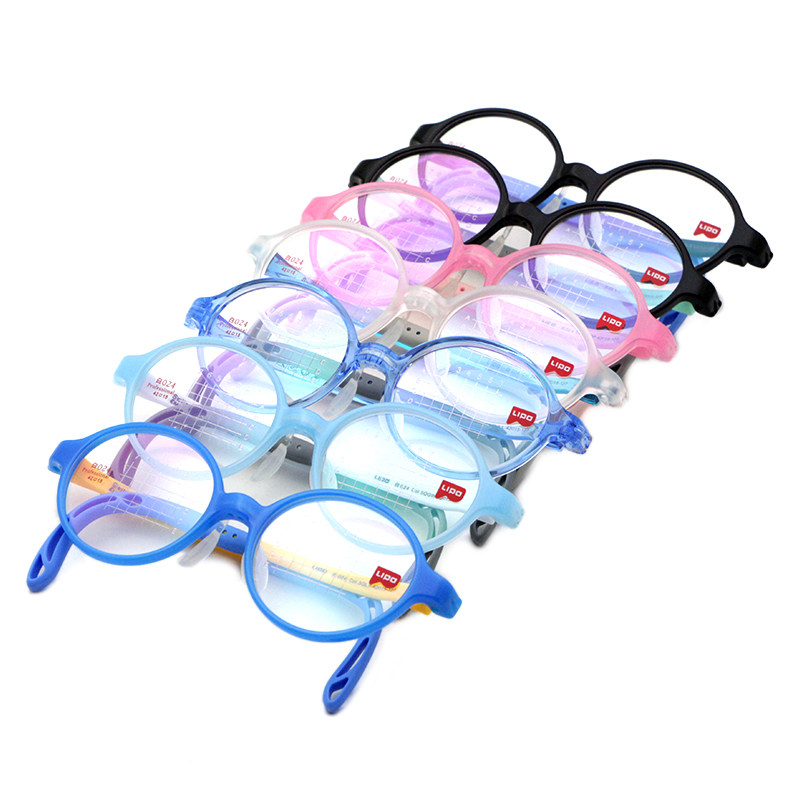 真品LIPO李白儿童眼镜框 白024 幼儿宝宝男孩女孩眼镜架 配近视镜