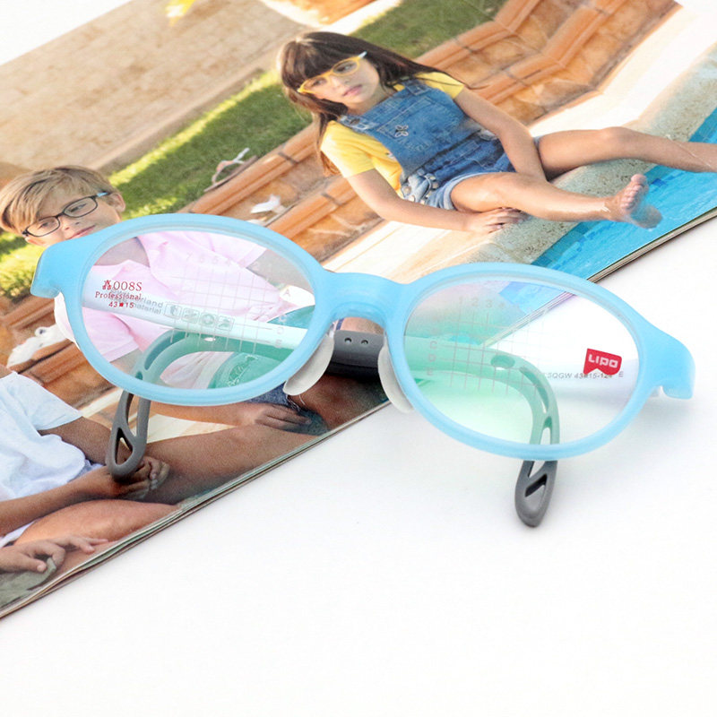 真品LIPO李白儿童眼镜架 幼儿宝宝男孩女孩眼镜框配近视镜 嚞008S