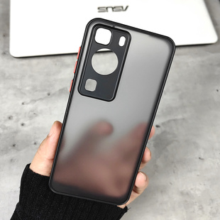 适用华为P60手机壳新款肤感磨砂透明P60Pro保护套全包硅胶软边防摔P40pro超薄简约纯色男款高级感P50pro外壳