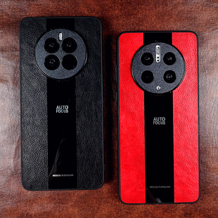 适用华为Mate60pro手机壳男款高档商务mate60保护套时尚高级感mate60pro+新款秒变保时捷皮套mate50外壳皮质