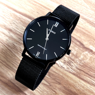 商务品牌腕表 卡西欧手表男 情侣款 轻奢小众超薄女士石英表 时尚