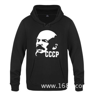 外贸男式连帽卫衣纪念 Lenin CCCP UdSSR 列宁头像 苏联俄罗斯