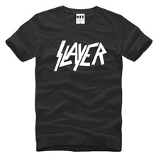 Slayer 2020新款 男式 T恤 超级杀手乐队 速度金属乐队 短袖