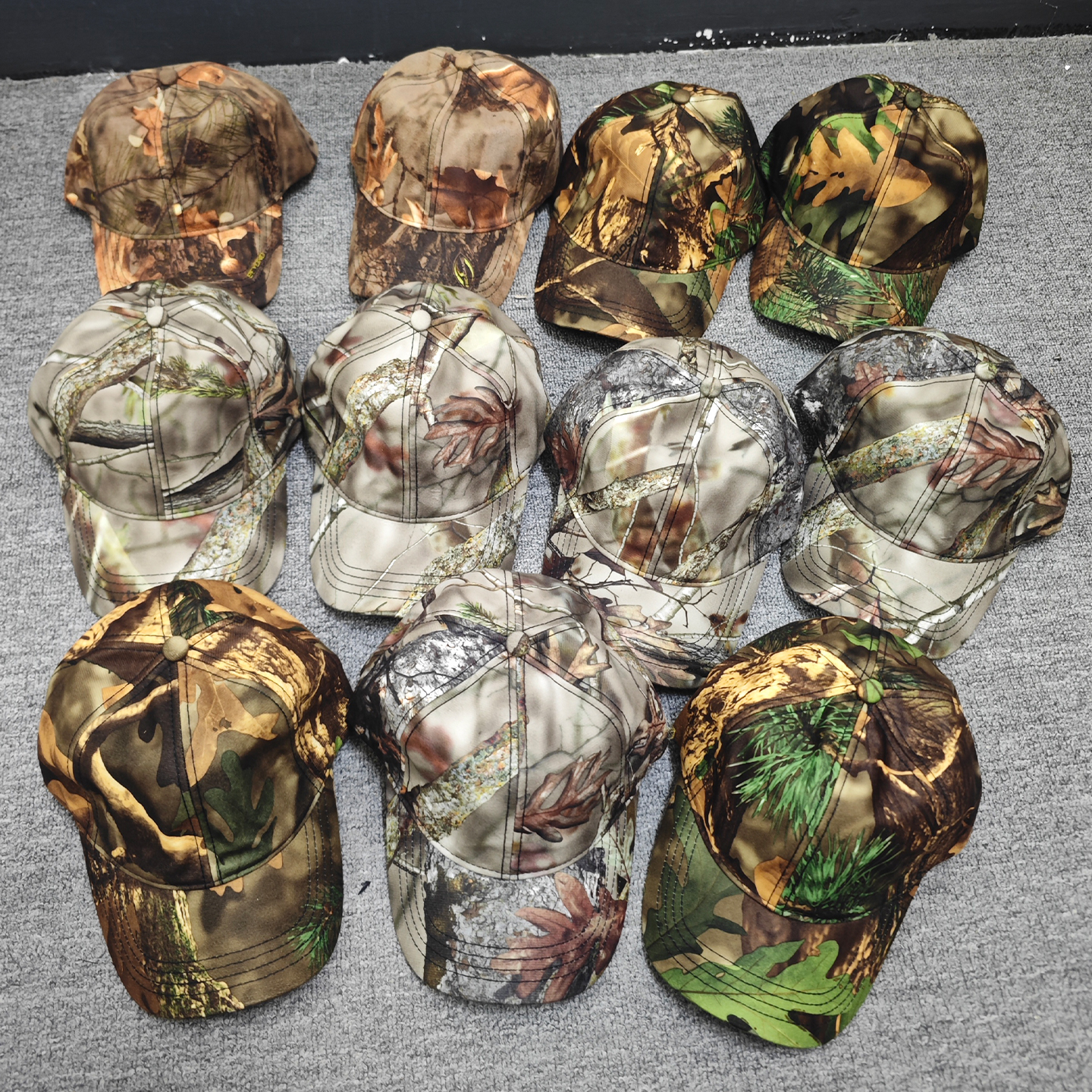 个性时尚户外迷彩棒球帽鸭舌帽