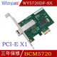 SFP千兆光纤网卡BCM5720无盘PXE Winyao PCI WY5720DF