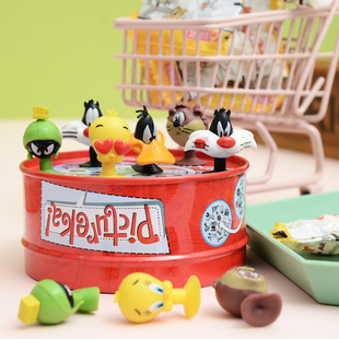 盲袋华纳动画人物 小翠马文达菲鸭大嘴怪傻大猫 迷你吸盘公仔