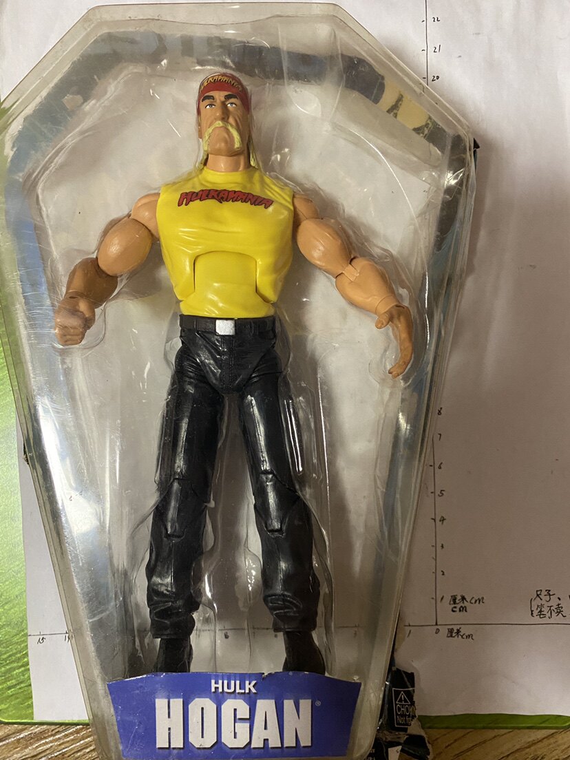 hulk hogan 胡克霍根 jakka正品wwe名人堂tna摔跤手人偶wrestling
