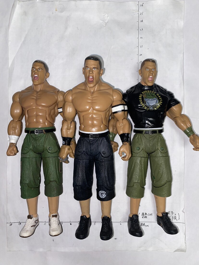 约翰塞纳 jakks正品wwe john cena 赵喜娜 关节超可动摔跤人偶玩
