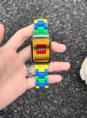 树脂折叠扣腕带适用小米10pro/9pro手表表带8pro红米watch6/5彩色