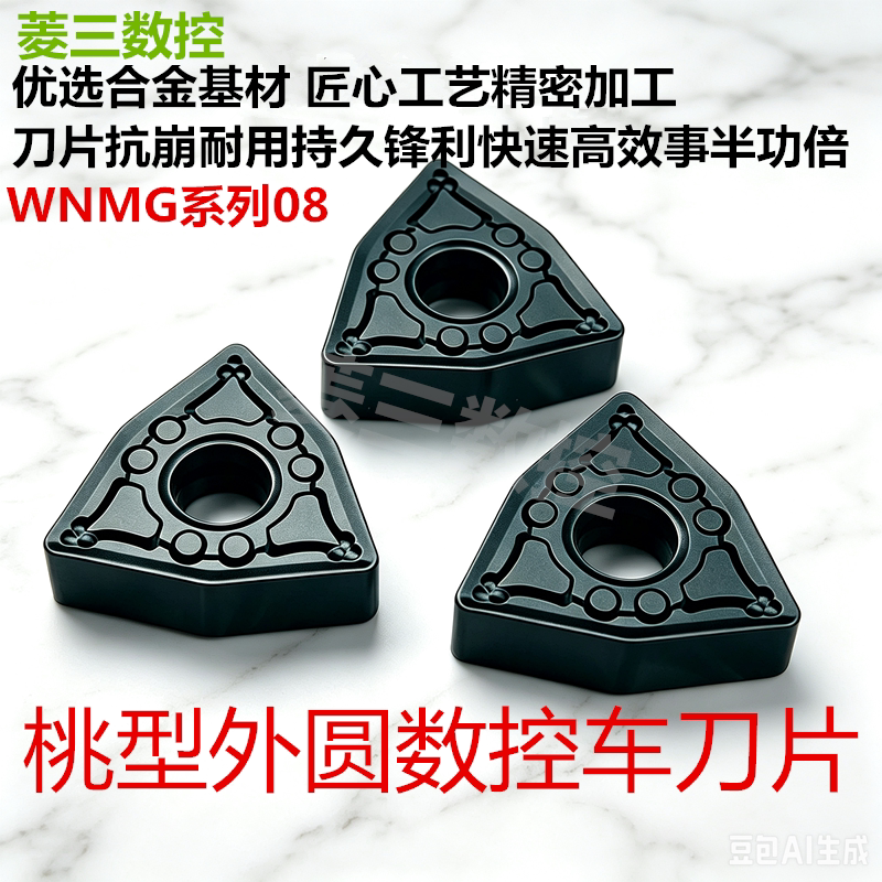 桃形数控外圆车刀片钢铸专用图片