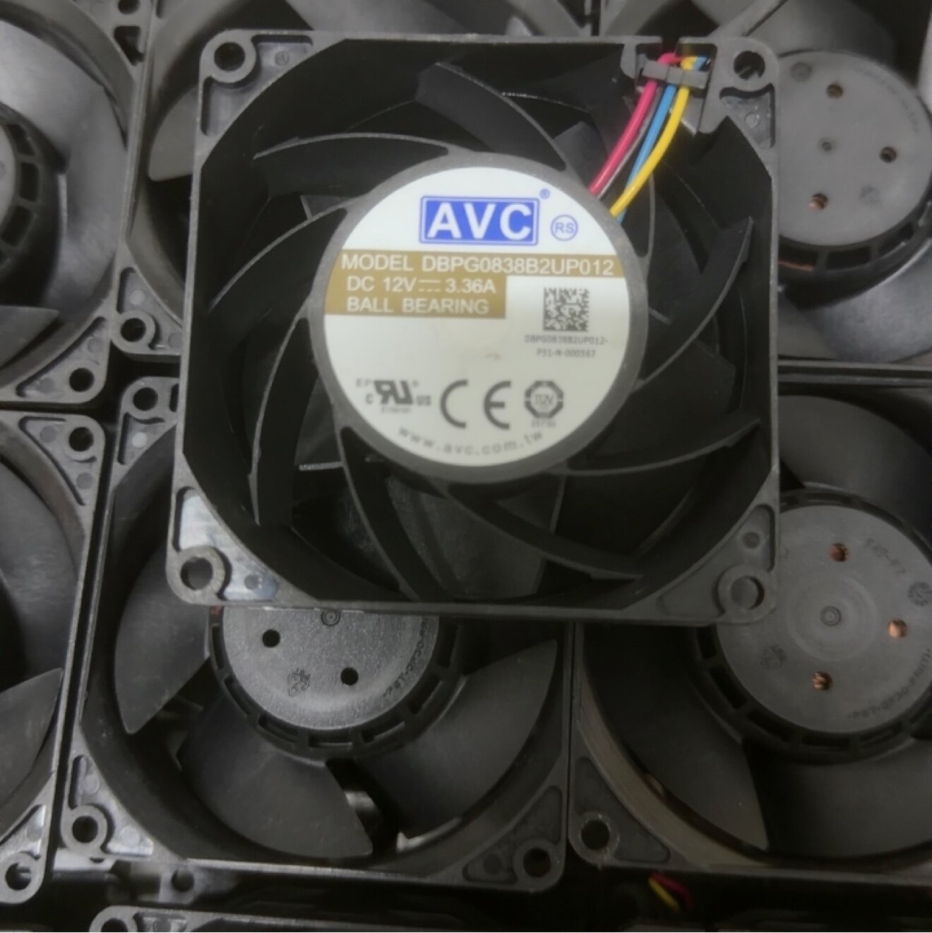 DBPG0838B2U P006/P004 原装AVC DC12V 3.36A 8038 8CM充电桩风扇图片