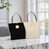 帆布袋麻布手提袋环保学生拎书袋便携上班可折叠手拎包大容量定制