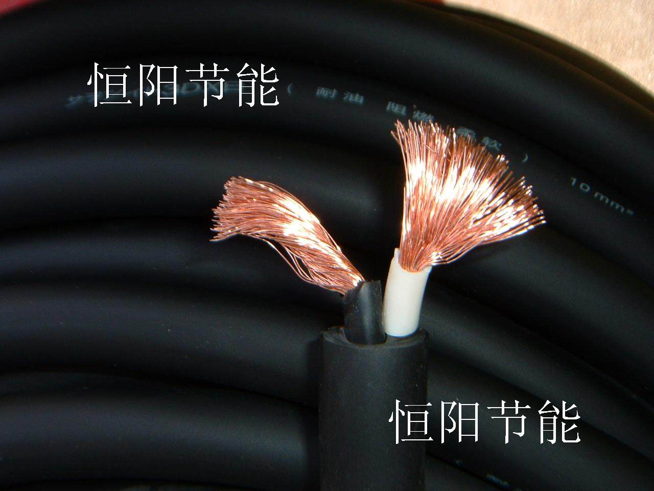 纯铜RVV动力电缆线两芯2芯10平方电源线电机控制线机床线耐拖超软