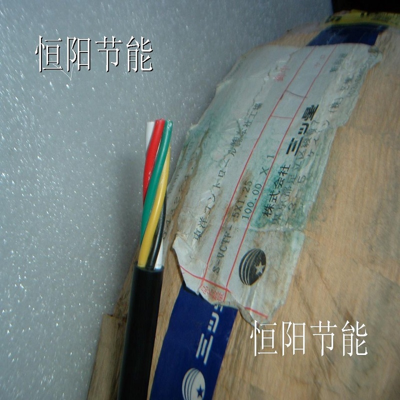 日本进口5芯1.25平方电缆线电机电源线控制线超软铜芯耐油型VCTF