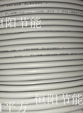 德国进口2芯1平方屏蔽线电源线TKD FLAME-OZ-CH FRNC 2X1 060925