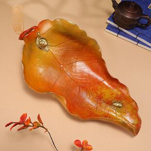 《安居乐业》郑家匠全黄铜摆件工艺品新中式家居客厅玄关装饰品