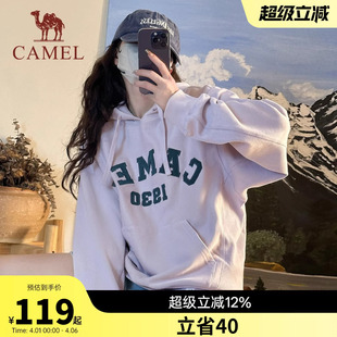 情侣运动套头上衣长袖 宽松卫衣 新款 骆驼1930卫衣连帽男女秋冬季