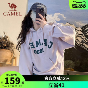 骆驼1930卫衣连帽男女秋冬季新款情侣运动套头上衣长袖宽松卫衣
