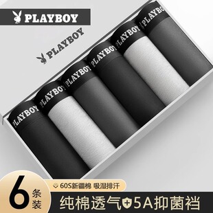 内裤 名四角短裤 透气高档平角裤 正品 衩 运动大码 花花公子纯棉男士