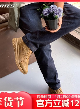 Bates贝特斯低帮战术鞋户外运动徒步夏季靴网眼透气轻便男鞋08821