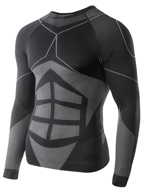 MAGNUM马格南户外弹力透气舒适压缩衣无缝保暖内衣锁温速干打底衫