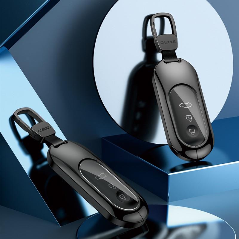 适用22款问界M7钥匙套AITO新款金康赛力斯问界m5铝合金钥匙壳包扣