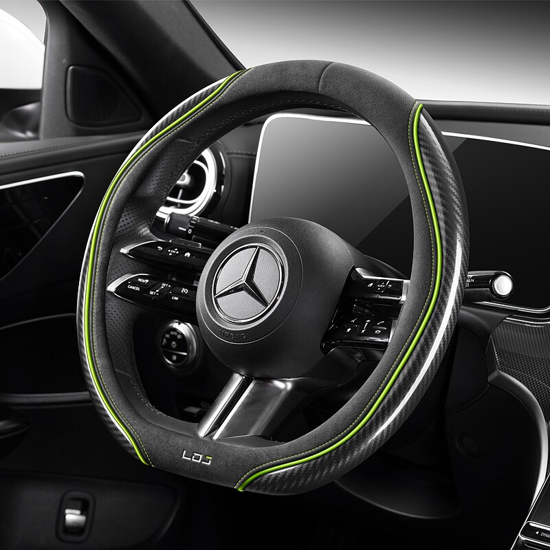 宝马mini迷你方向盘套cooper countryman clubman真皮f60翻毛皮超