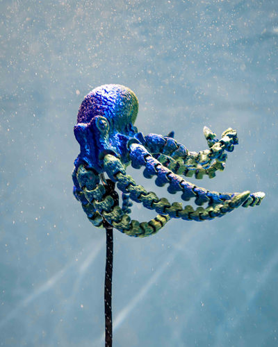 Kinno Scuba 3章鱼八爪跟屁虫可活动浮水公仔