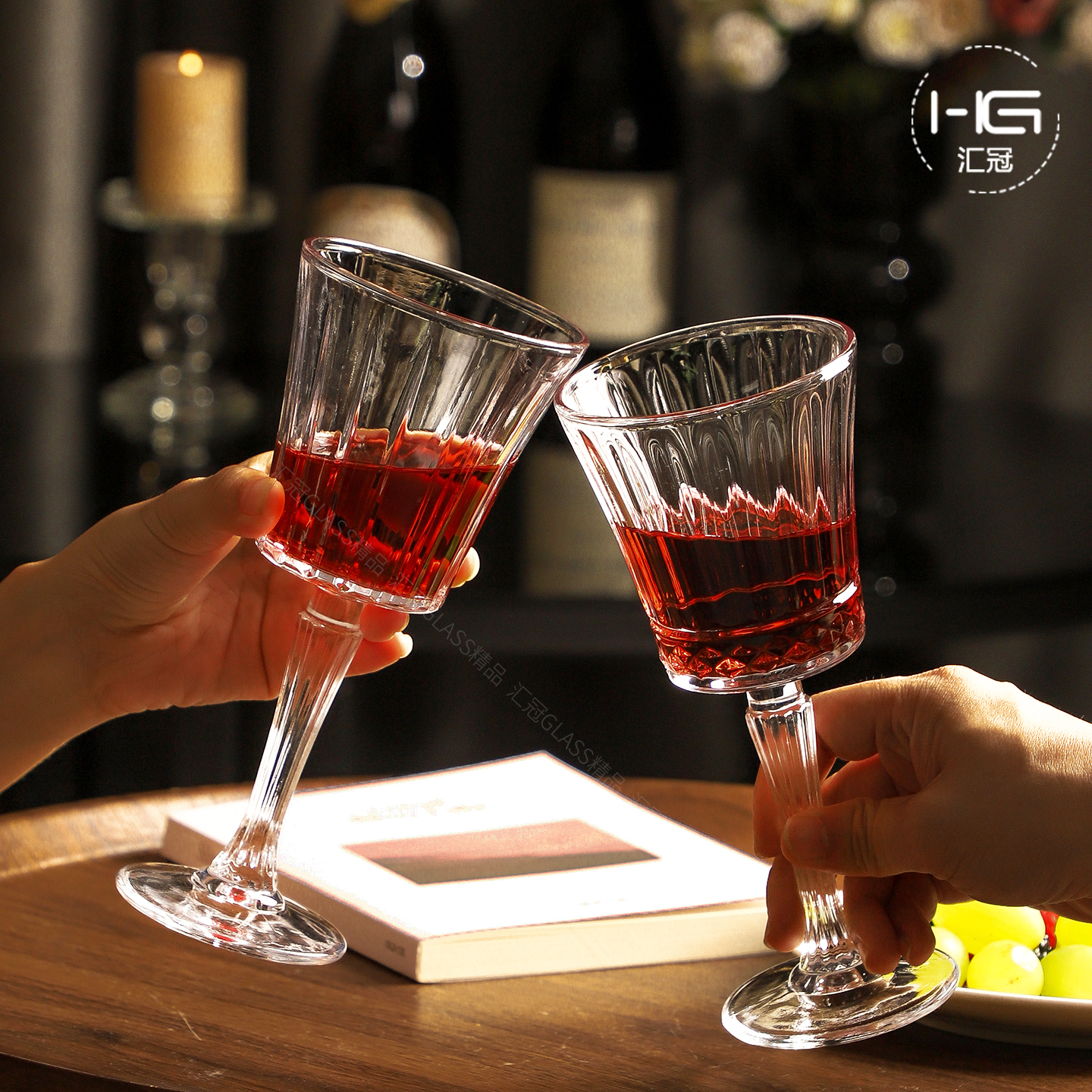 家用高颜值红酒杯微醺玻璃高脚杯