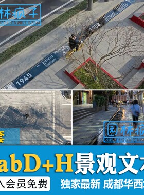 WB076道路街区LabD+H华西坝/木棉湾酒店/行政学院全新景观文本