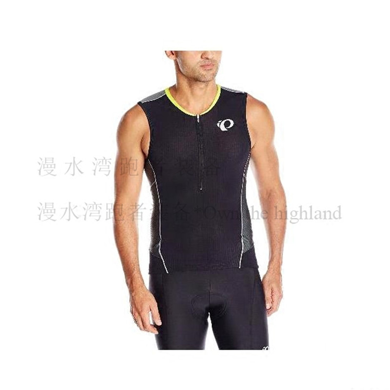 美国海淘Pearl iZUMi男款铁三紧身上衣骑行跑步健身马拉松越野跑
