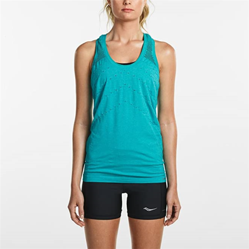美国海淘现货Saucony/圣康尼女款运动背心跑步马拉松健身透气速干