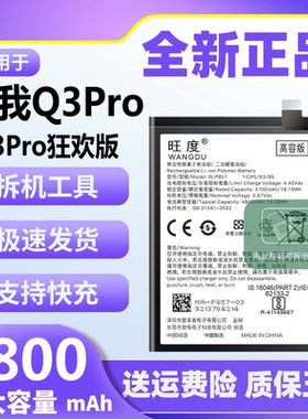 适用真我Q3Pro电池原装正品狂欢版RMX2205大容量手机电板BLP857