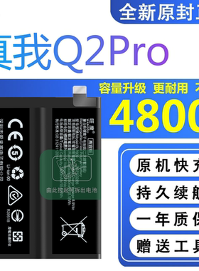 适用真我Q2Pro电池原装RMX2173正品RealmeQ2Pro手机BLP809电板