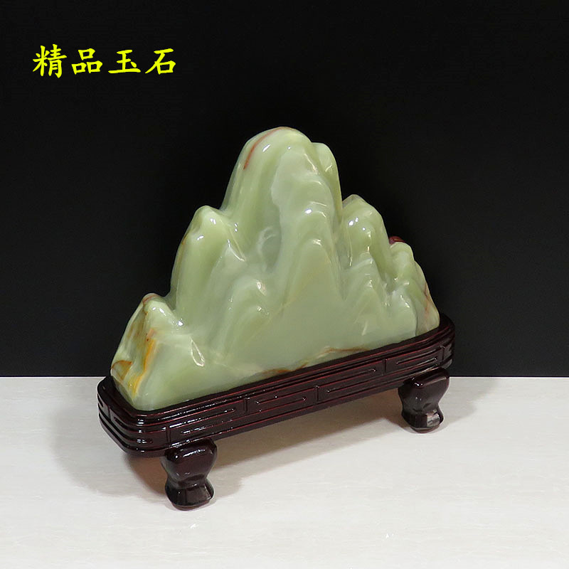 天然石头玉石原石精品室内高档中式摆件玄关客厅装饰奇石收藏观赏