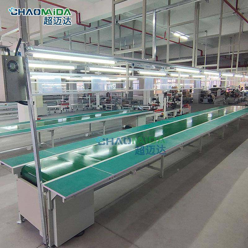 小家电装配带输送机车间生皮产流水线防CM-SBGZT传送机静装电打包