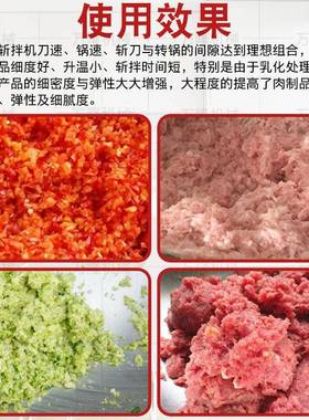 商用蔬菜辅食斩切加机多功能高斩拌肉馅机器大NID葱姜蒜切速碎工
