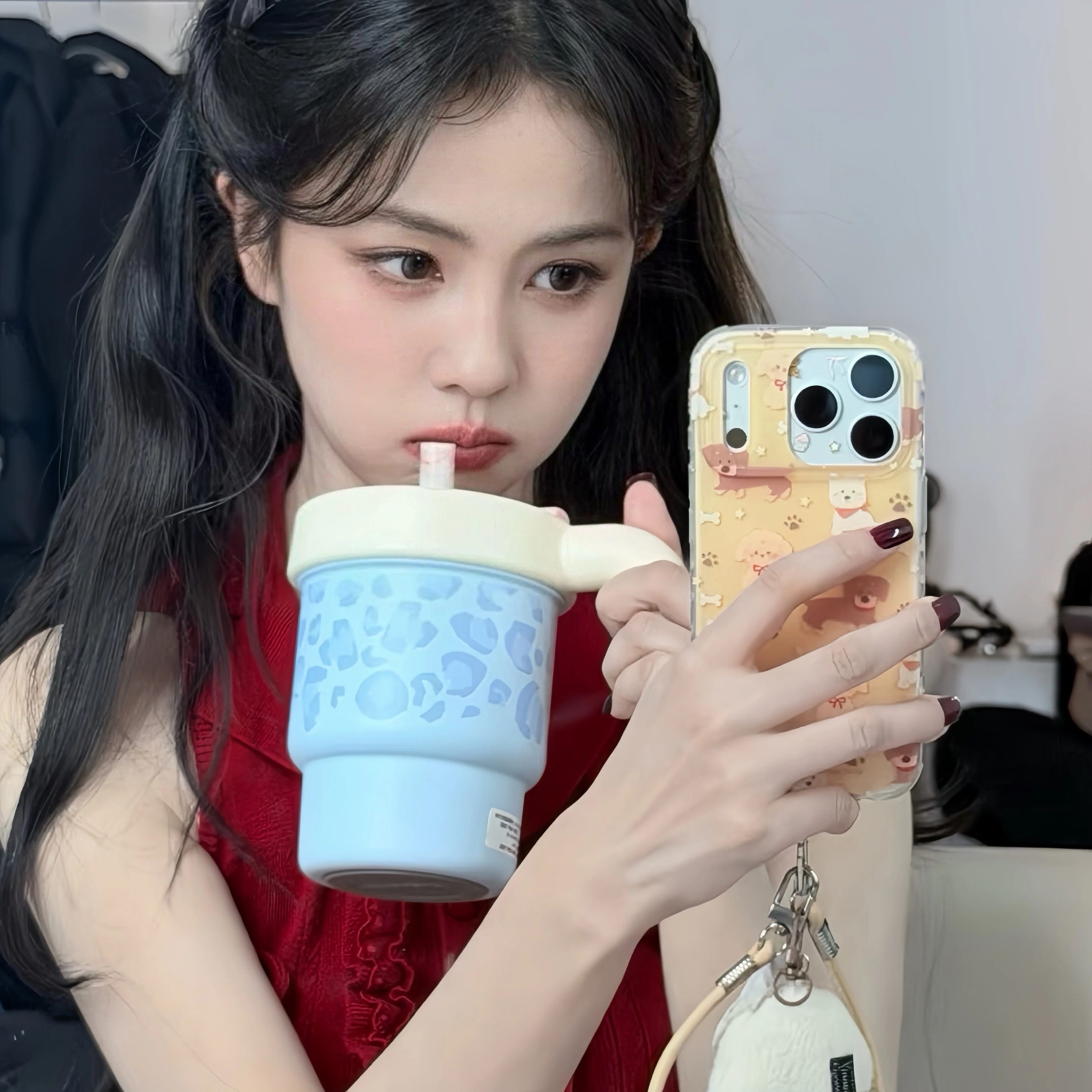 白鹿同款可爱卡通小狗适用苹果16promax手机壳iphone17新款15pro少女14双层全包软壳13保护套,3C数码配件,手机保护套/壳,淘宝优惠券,粉丝福利购,淘宝优惠卷