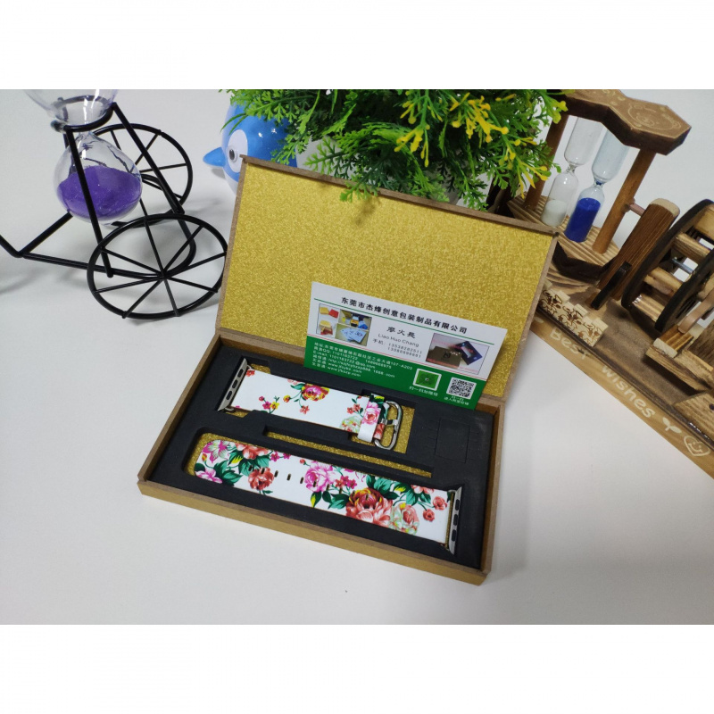 苹果手表带包装木盒定制