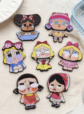 新款醋酸哭娃女孩DIY饰品